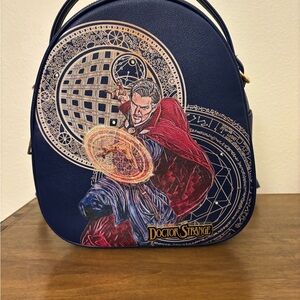 Light Up Doctor Strange Blue Versatile Crossbody Mini Backpack by Bloworld